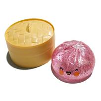 Glitter Crystal Dumpling Squishy Box Sensory Squeeze Toy for Stress Relief Colorful Glittery Dough Ball Fidget Toy Gift