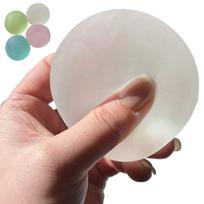 Mėlynos Maltodekstrino Squishy Žaislai Antistresiniai Sensoriniai Fidget Žaislai Minkšti Imituoti Skaidrūs Mėlyni Maltodekstrino Lėtai Atsistatantys Deimpresiniai Žaislai balta