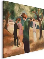 Artgeist Paveikslas - August Macke – Lady in Žalias Jacket