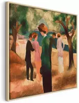 Artgeist Paveikslas - August Macke – Lady in Žalias Jacket
