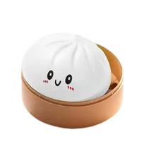 Soft and Colorful Simulation Dumpling Squeezing toy, a Relaxing and Stress Relieving toy for Children and Adults Squishy