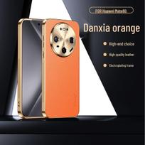Huawei Mate80/70/50 Protective Electroplated Lychee Leather Texture Full Coverage Anti-drop Phone Case Huawei Mate70 Pro+