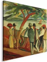 Artgeist Paveikslas - August Macke – Spaziergänger am See