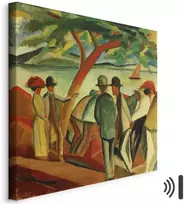 Artgeist Paveikslas - August Macke – Spaziergänger am See
