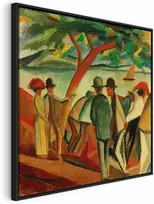 Artgeist Paveikslas - August Macke – Spaziergänger am See