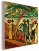 Artgeist Paveikslas - August Macke – Spaziergänger am See