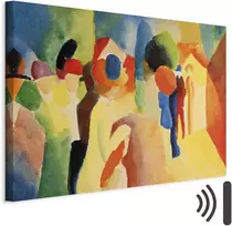 Artgeist Paveikslas - August Macke – With a Geltona Jacket
