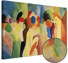 Artgeist Paveikslas - August Macke – With a Geltona Jacket