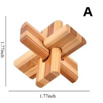 Mediniai Dėlionės Žaidimai Galvosūkiai Žaislas Paaugliams Suaugusiems Medinė Logika 3D Dėlionė Maginis Kamuolys Intelektualus Išmontavimo Surinkimo Žaislas
