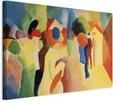 Artgeist Paveikslas - August Macke – With a Geltona Jacket