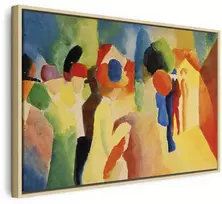 Artgeist Paveikslas - August Macke – With a Geltona Jacket