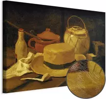 Artgeist Paveikslas - Vincent Van Gogh – Still life with yellow straw hat