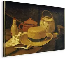 Artgeist Paveikslas - Vincent Van Gogh – Still life with yellow straw hat