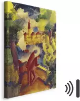 Artgeist Paveikslas - August Macke – Men on the Road by the Lake