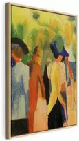Artgeist Paveikslas - August Macke – Walker under trees (Walker in the park)