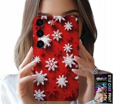 Etui Do Samsung Galaxy S23 Plus - Płatki Śniegu, Śnieg, Gwiazdki, Święta