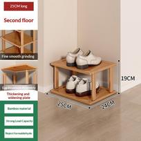 2-9Layer Bamboo Simple Shoe Rack Shoe Rack Household Doorstep Storage Rack Small Household Shoe Storage Tool Corner Organizer