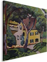 Artgeist Paveikslas - August Macke – Staudacherhaus in Tegernsee