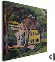 Artgeist Paveikslas - August Macke – Staudacherhaus in Tegernsee