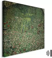 Artgeist Paveikslas - Gustav Klimt – Gartenlandschaft mit Bergkuppe