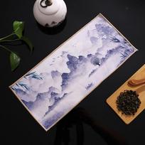 Rag Professional Tea Cleaning Chinese Painted Super Absorbent Cup Mat Accessories Table Mats Tea Napkin Hand Towel Tea Towel