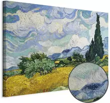 Artgeist Paveikslas - Vincent Van Gogh – Wheat Field with Cypresses