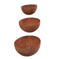 3Pcs Metal Bird Feeder Rust-Resistant Insect Bird Water Bath Drinking Cups Ornament Hanging Outside for Garden Decor A
