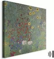 Artgeist Paveikslas - Gustav Klimt – Farm garden with sunflowers