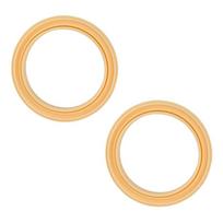 Set of 2 Silicone Sealing Rings Heat Resistant Replacement Gaskets Silicone Seals Silicone Texture for Coffee Machines 1 beige