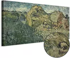 Artgeist Paveikslas - Vincent Van Gogh – Field with Wheat Stacks
