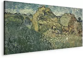 Artgeist Paveikslas - Vincent Van Gogh – Field with Wheat Stacks