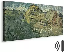 Artgeist Paveikslas - Vincent Van Gogh – Field with Wheat Stacks