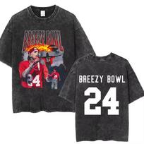 Rapper Chris Brown Pop Music Concert Fans T Shirt Breezy Bowl XX Tour  Washed T Shirts Unisexs Clothing Hip Hop Retro Tshirts M