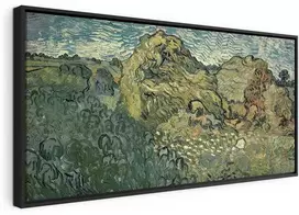 Artgeist Paveikslas - Vincent Van Gogh – Field with Wheat Stacks
