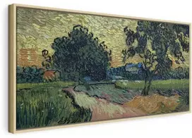 Artgeist Paveikslas - Vincent Van Gogh – Landscape with the Chateau of Auvers at Sunset