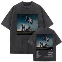 Washed Vintage Rapper Don Toliver Hardstone Psycho Album Print T Shirts Unisex Women Fashion Hip Hop Oversized Tshirts Streetwear M
