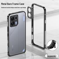 OPPO K15 Pro/Pro+ Seahorse Buckle Metal Bumper Heat Dissipation Anti-Fall Phone Case K15 Pro