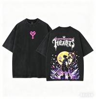 Kingdom Hearts Sora Anime Lover Washed Tshirt Year round clothing high quality personality Clothes Plus Size Unisex hot product M