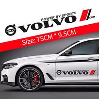1 vnt. Automobilio stiliaus logotipas Durų šoninė lipdukas Kėbulo dekoras Lipdukas Volvo RDesign V40 V60 V90 XC40 XC60 XC90 S60 S90 Lenktynių priedai