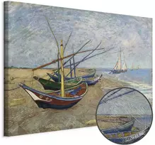 Artgeist Paveikslas - Vincent van Gogh – Fishing Boats on the Beach