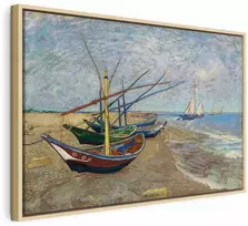 Artgeist Paveikslas - Vincent van Gogh – Fishing Boats on the Beach