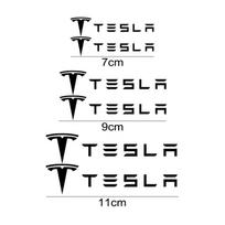 6PCS Car Brake Caliper Stickers for Tesla Model X S Model Y 3 Roadster P75D P85D P90D P100D Heat Resistant Vinyl Films Decals juoda