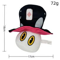 Plants vs. Zombies Puff-shroom Plush Toy Soft Rubber Figure Cute Design Stress Relief Collectible Model