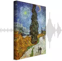 Artgeist Paveikslas - Vincent van Gogh – Road with Cypress and Star