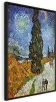 Artgeist Paveikslas - Vincent van Gogh – Road with Cypress and Star