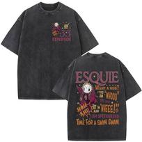 Esquie Game Clair Obscur Expedition  Washed T Shirts Men Women Clothing Fashion Retro Oversized ONeck Short Sleeve Tshirts S