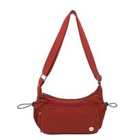 Simple Cross Body Bag Designer Commuting Sling Bag Trendy Nylon Shoulder Bag  Men Women geltona