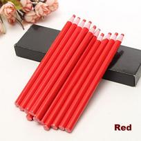 6PCS/SET Wooden Graffiti Drawing Tool Marker Colored Crayon Paper Roll Pen Wax Pencil raudona