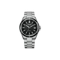 CITIZEN 100 meters waterproof solar Quartz titanium strap 39.5mm men's watch black dial CB3030-76E juoda