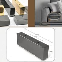 Replacement Stainless Steel Furniture Leg Load Bearing L-Shape Sofa Legs Anti-slip Enhance Stability Cabinet Feet